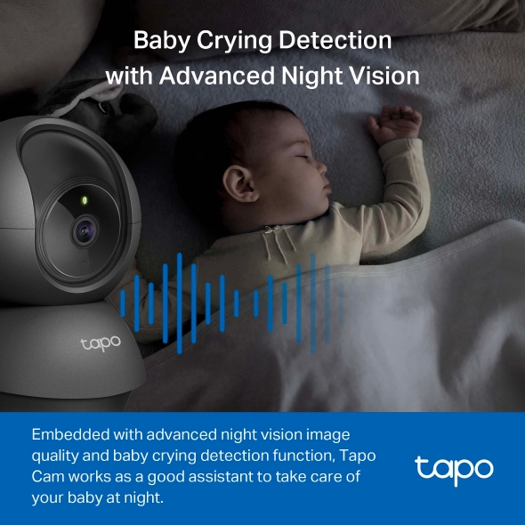 Tp-Link CAMERA IP, wireless, cube, pt. interior, dist. IR 9 m, tip lentila fixa 4 mm, 2, Tapo C201 - imagine 5