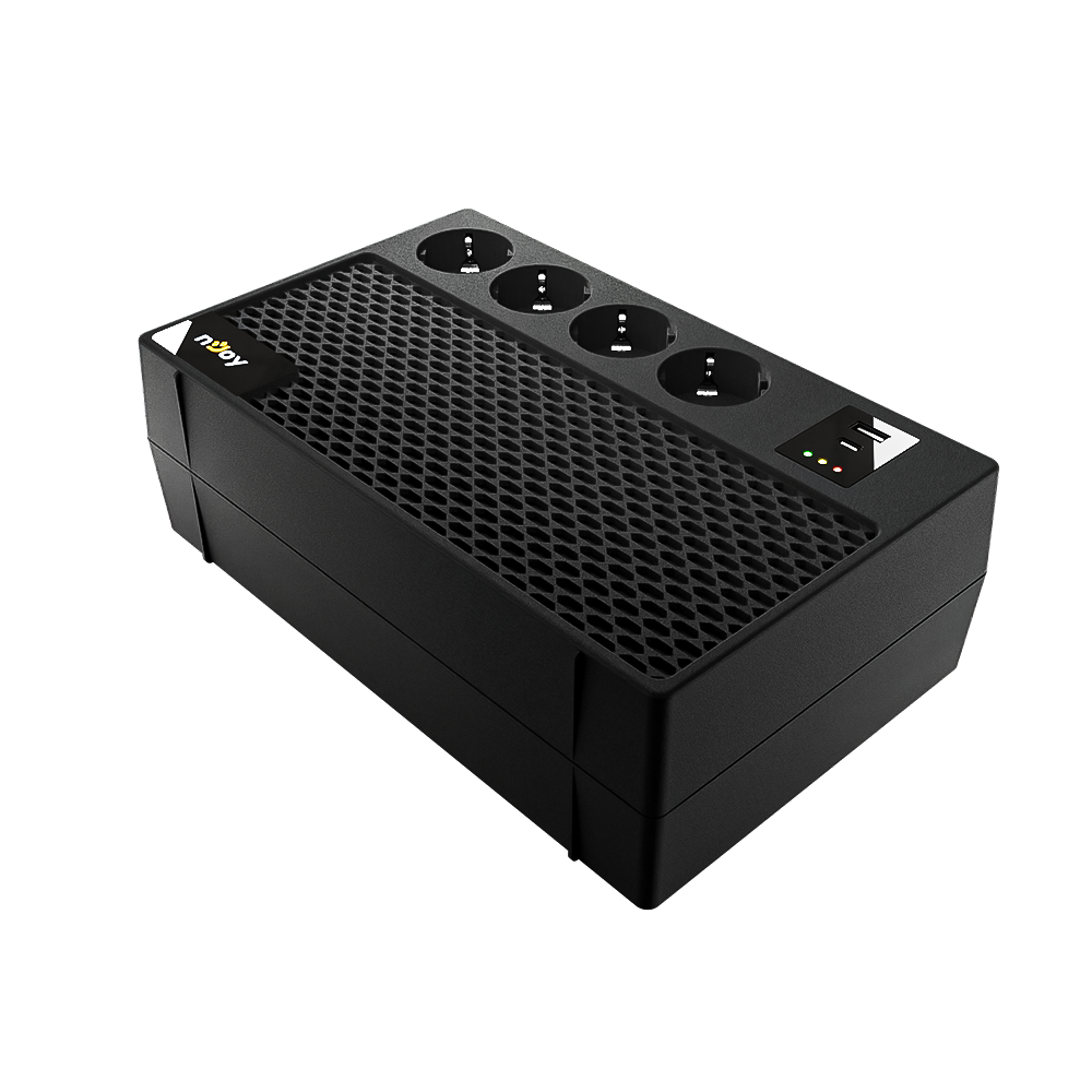 Njoy | | Renton 650 PLUS | UPS |Line interactive | 650 VA | 360 W | Tower | Nr, UPCSBLS665TRPCG01B - imagine 3