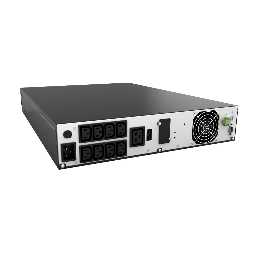 Njoy UPS, Aster 3000, Online cu sinusoida pura, rack, 3000VA/2700W, AVR, IEC x 8, UPCMCOP930HASCG01B - imagine 4