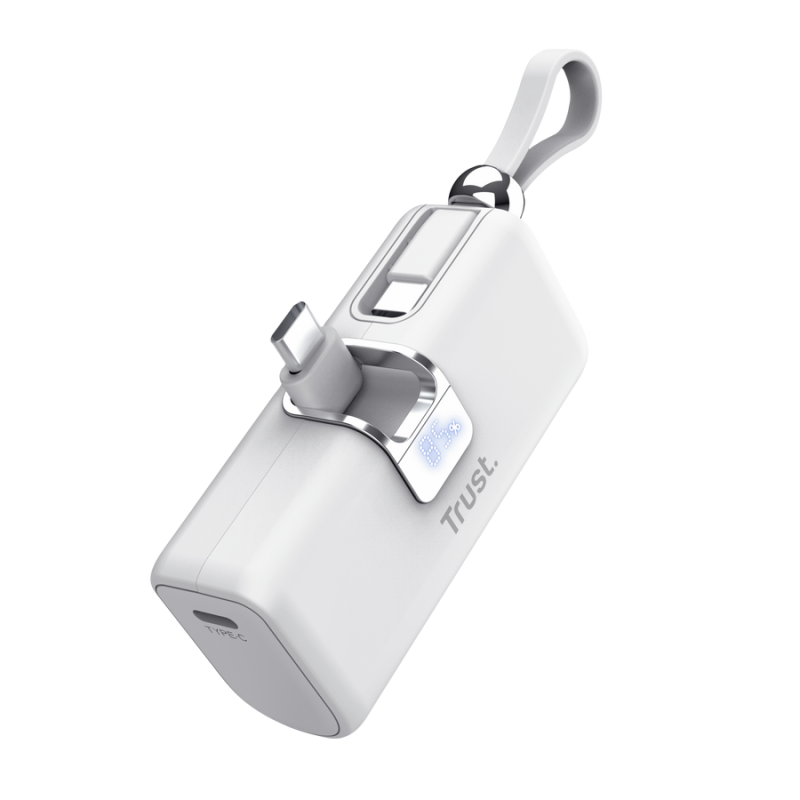 TRUST Pocket Powerbank Pacto, capacitate 5000 mAh, timp reincarcare baterie 2 ore, TR-26105