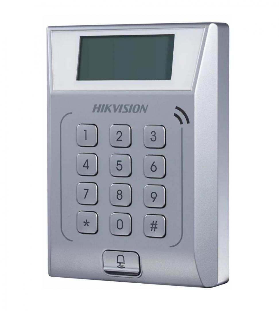 HIKVISION Cititor standalone cu tastatura si card proximitate Hkvision, suporta cartele, DS-K1T802M