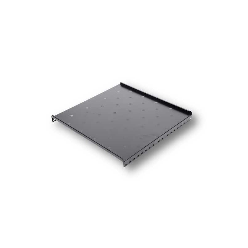 Dateup Raft fix 19, 1U, 300mm, fixare fata in 2 puncte, sarcina 30kg, culoare gri RAL, 9801130400