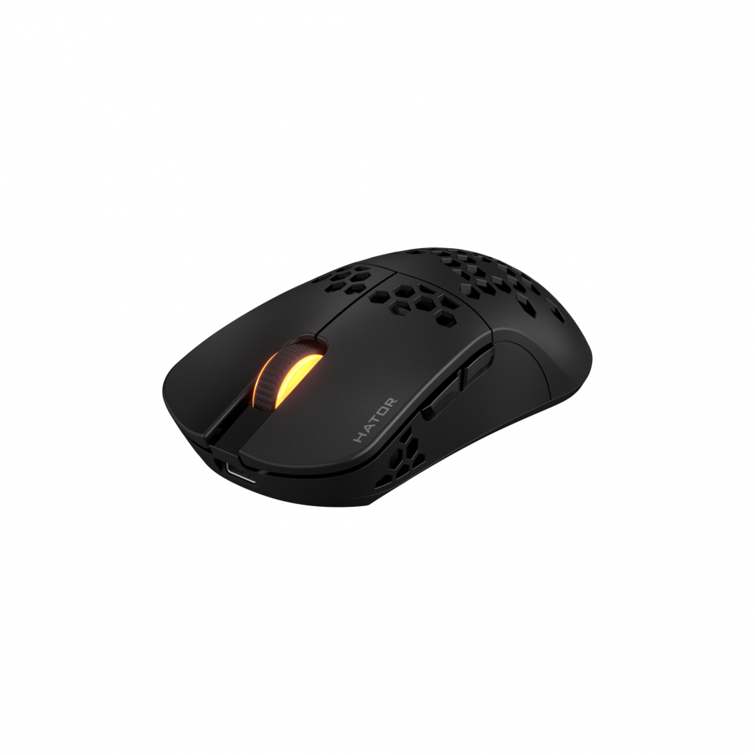 HATOR Mouse Gaming Wireless Stellar Pro Wireless, 26000 DPI, negru, HTM550