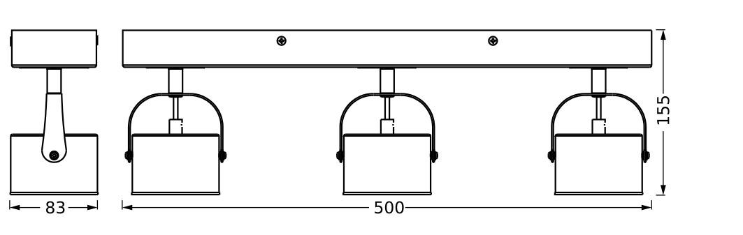 Osram DECOR SPOT JUPITER 500MM 16.5W830SILEDV, 000004058075828247 - imagine 3