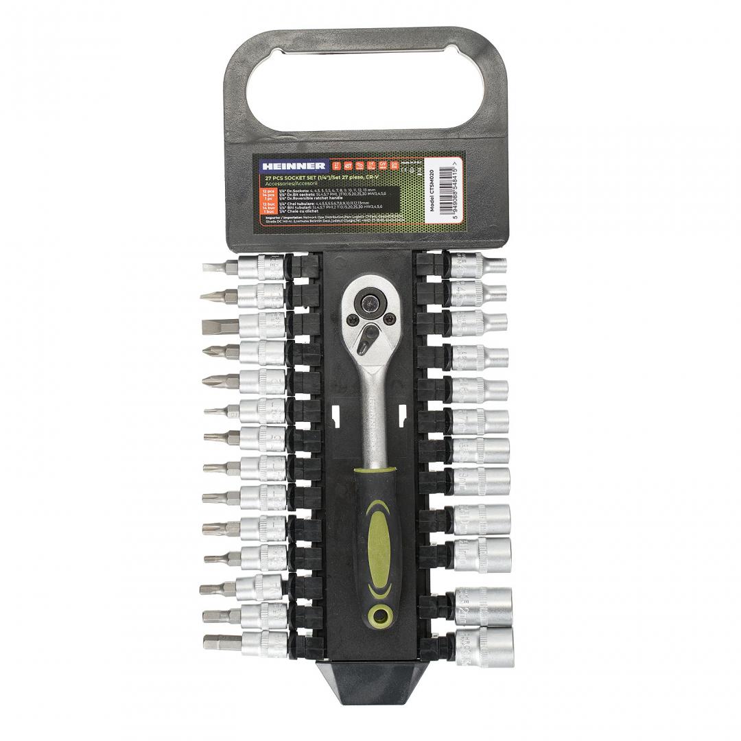 HEINNER SET 27 PIESE 1/4" CR-V, CTSM020