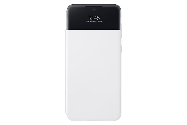 Samsung Galaxy A33 (5G); Smart S View Wallet Cover (EE); White, EF-EA336PWEGEE