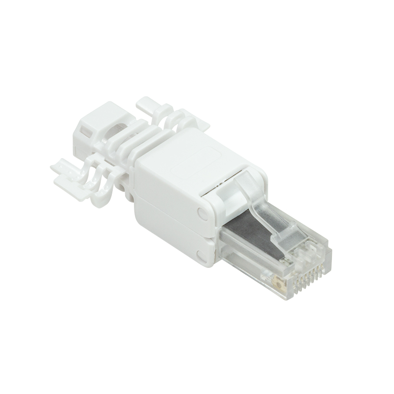 Logilink MUFA RJ45 pt. cablu UTP, Cat.6A, modulara, alb, MP0028