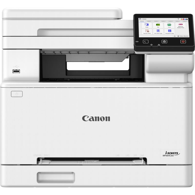Canon Multifunctional laser color MF664Cdw, dimensiune A4, Impr|Scan|Cop|Fax, viteza max, 6928C008AA