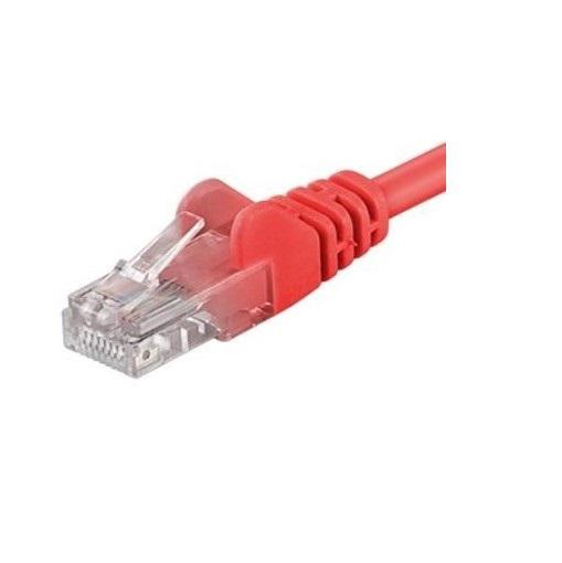 PremiumCord Patchcord UTP RJ45-RJ45 Cat.5e 2m, rosu, UTP-5E-2-R