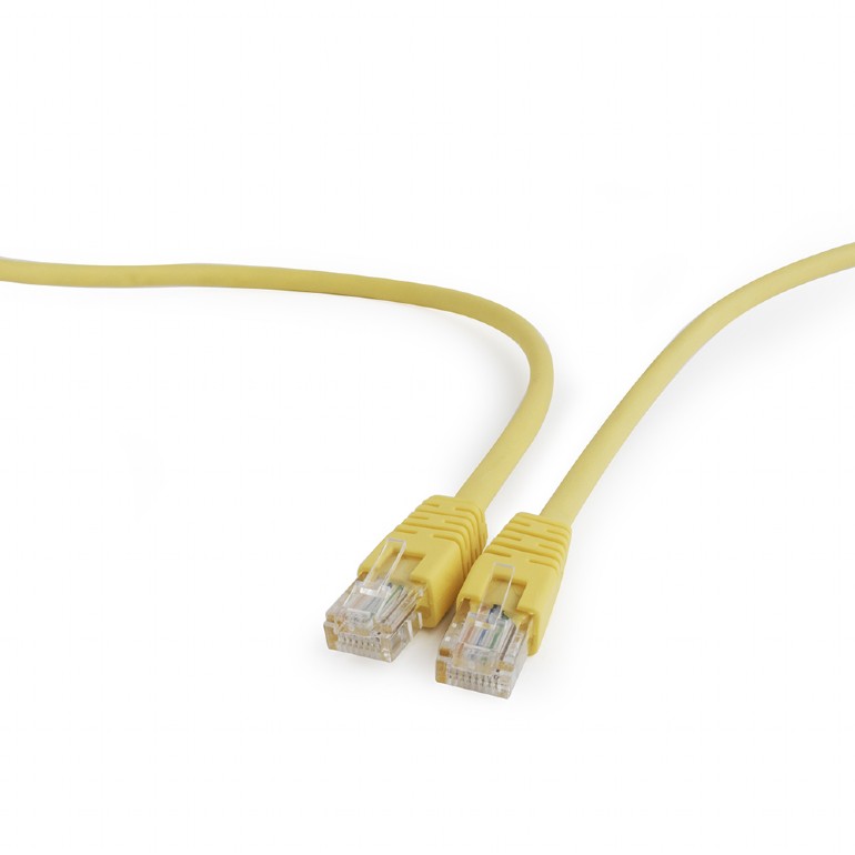 Gembird PATCH CORD UTP Cat5e, cupru-aluminiu, 1.5 m, galben, AWG26, PP12-1.5M/Y