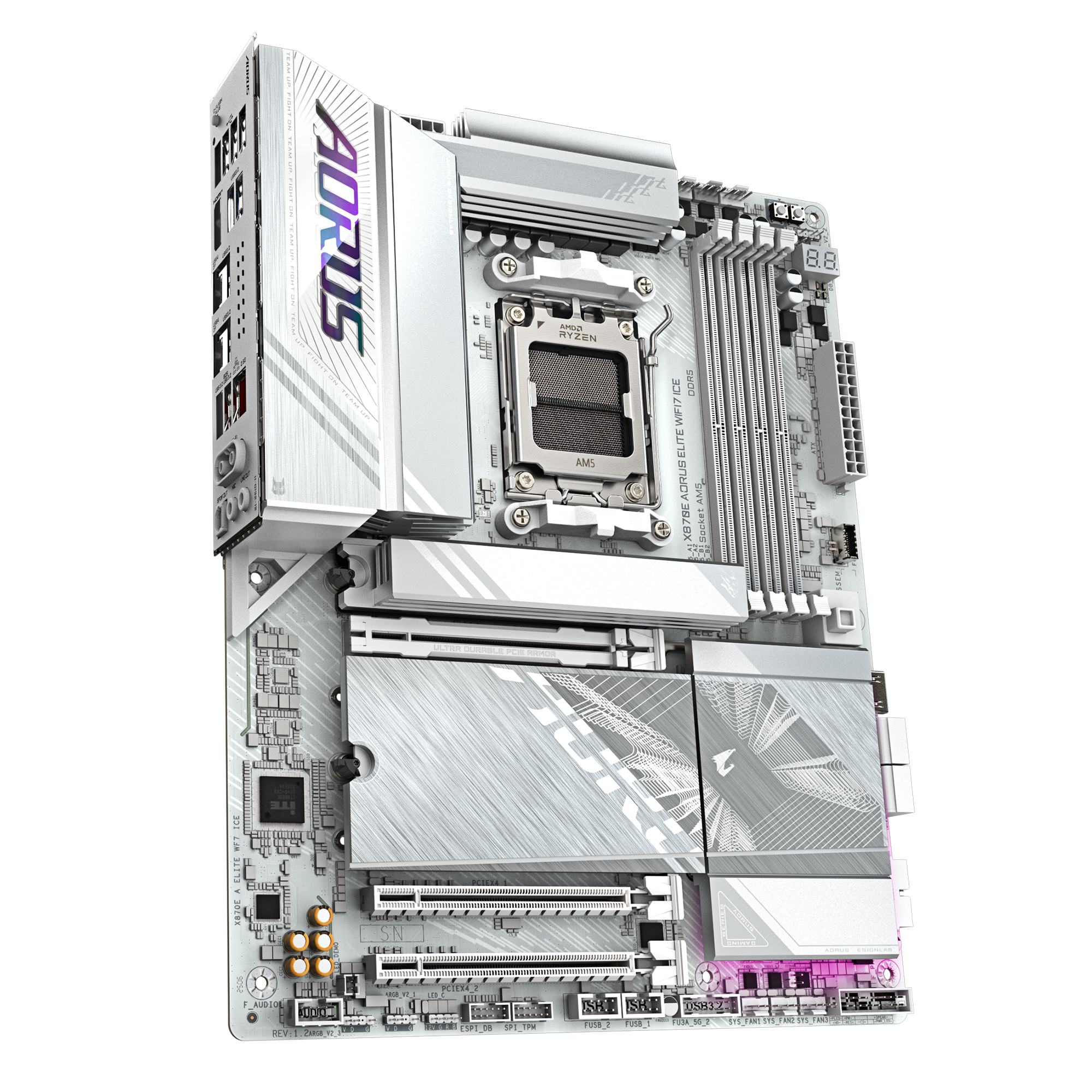 Gigabyte MB X870E AORUS ELITE WIFI7 ICE, X870E A ELITE WF7 ICE - imagine 3