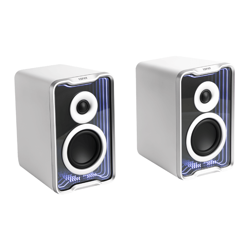 Edifier BOXE 2.0, RMS: 30W (2 x 15W), Bluetooth 5.4, USB-A, AUX, WHITE, QR30-W - imagine 3