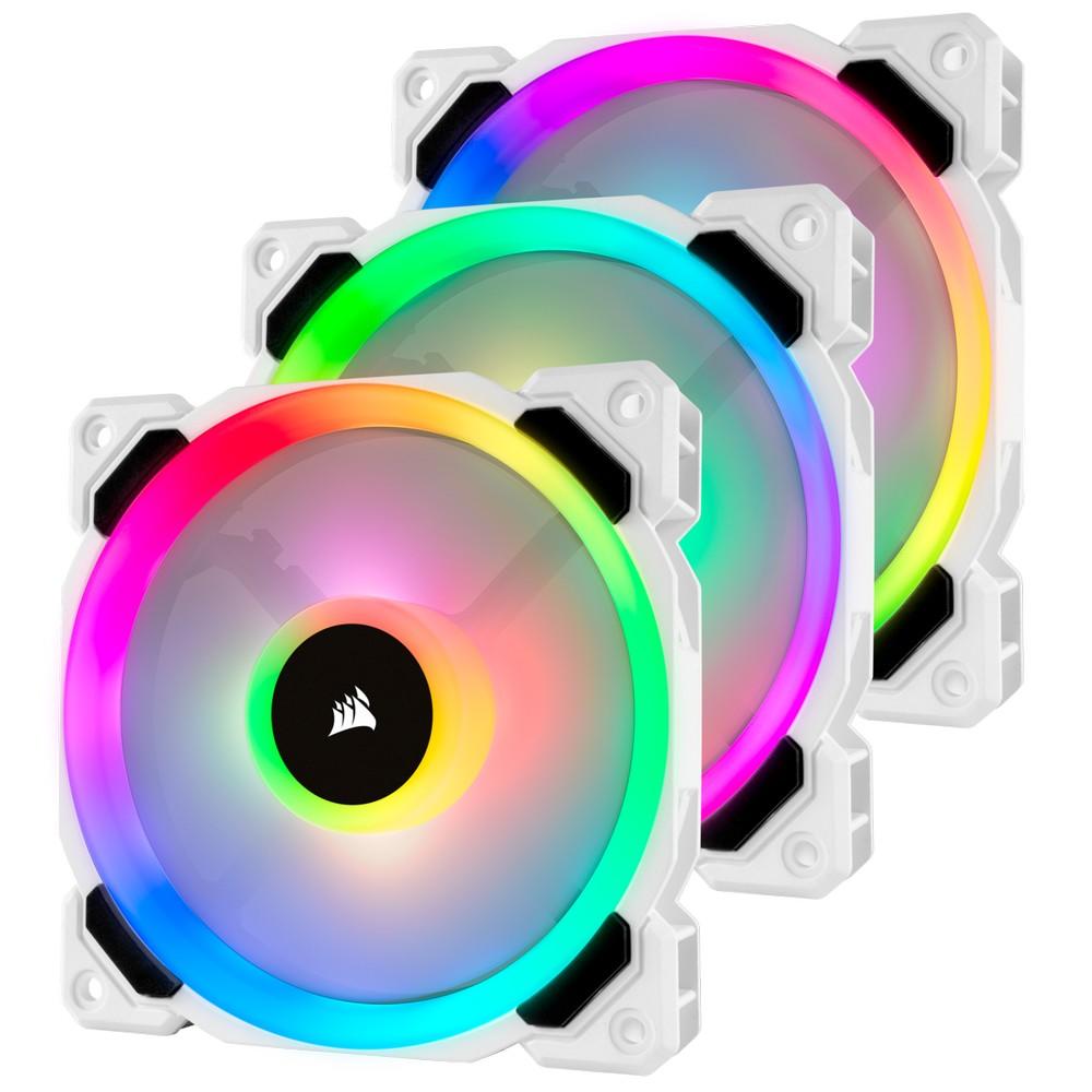 Corsair VENTILATOR, pt carcasa PC, 120 mm, 2200 rpm, LED RGB, 3 ventilatoare, CO-9050092-WW