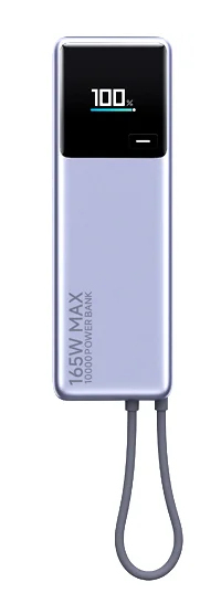 Xiaomi Baterie externa, 165W, 10000mAh, Gri, BHR9361GL