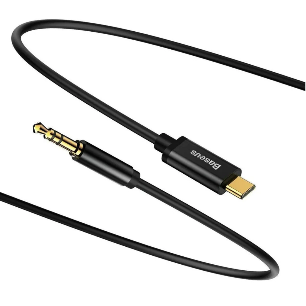 BASEUS Cablu audio Yiven, 1 x USB Type-C (T) la 1 x Jack 3.5mm (T), lungime cablu 1.2m, CAM01-01