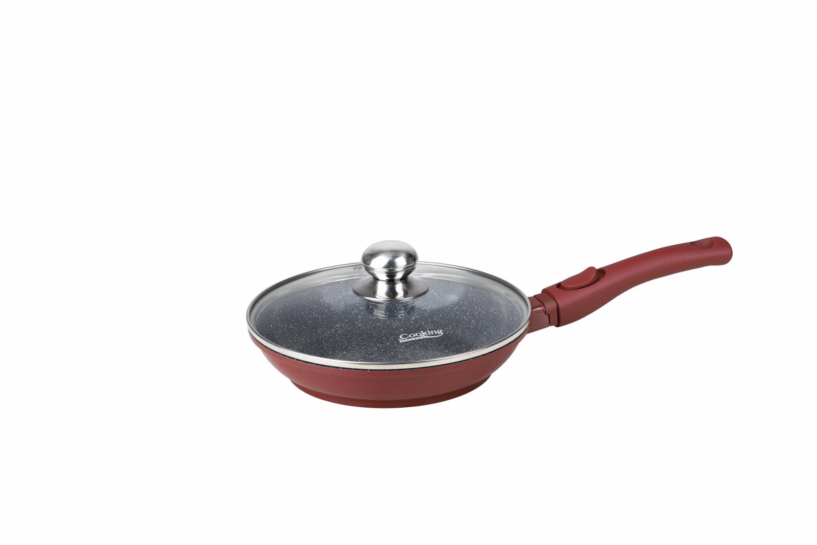 HEINNER TIGAIE ALUMINIU TURNAT + CAPAC 24x4.8 CM, CALABRIA, COOKING BY, HR-JLG-24T - imagine 2