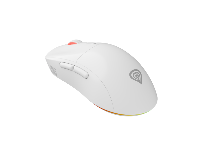GENESIS Mouse Gaming Wireless Zircon XIII, 26000 DPI, Alb, NMG-2090