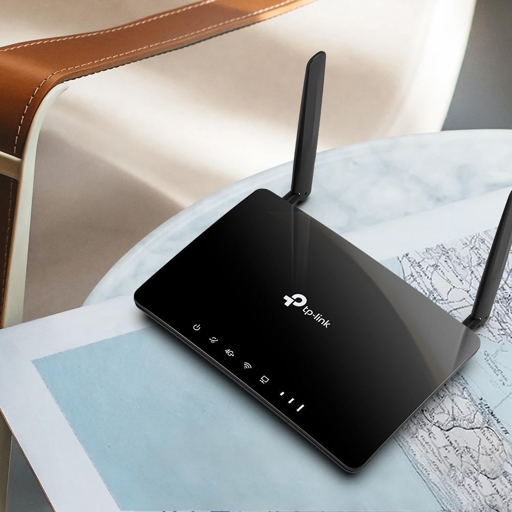 Tp-Link ROUTER wireless. 4G LTE (desktop), 1200Mbps. 3 porturi 10/100/1000Mbps + 1, Archer MR500