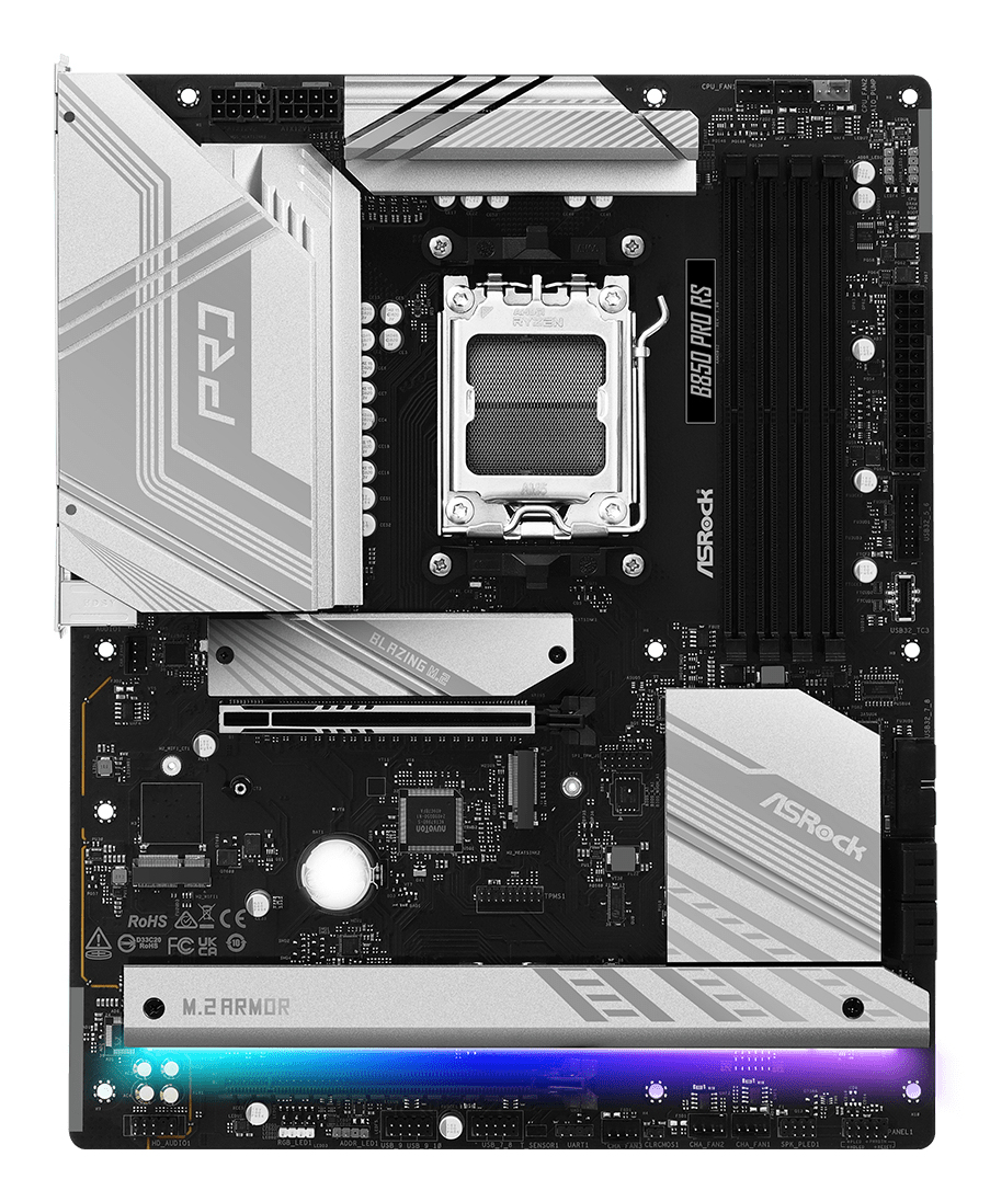 Asrock MB AM5, B850 PRO RS - imagine 3