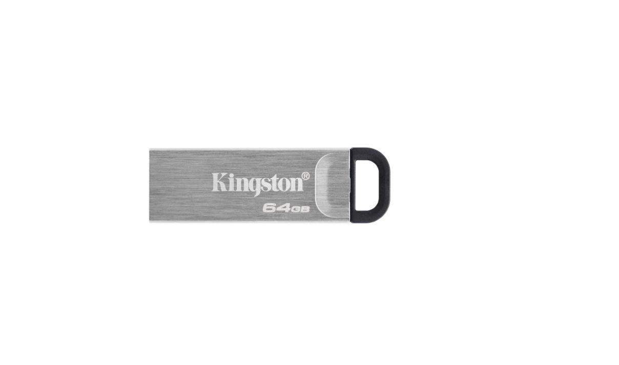 KINGSTON Memorie USB DataTraveler Kyson 64GB, USB 3.2, Argintiu, DTKN/64GB