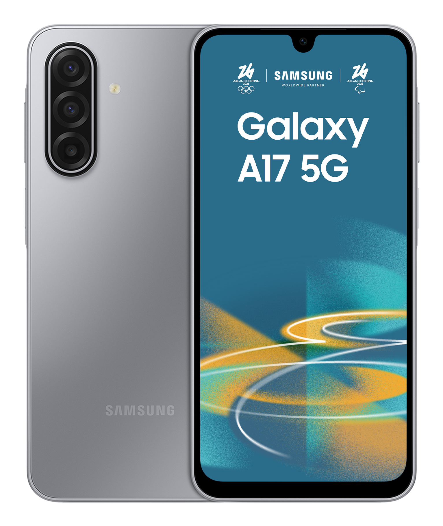 Samsung Smartphone Galaxy A17 128GB 4GB RAM 5G Dual SIM Grey, SM-A176BZAAEUE