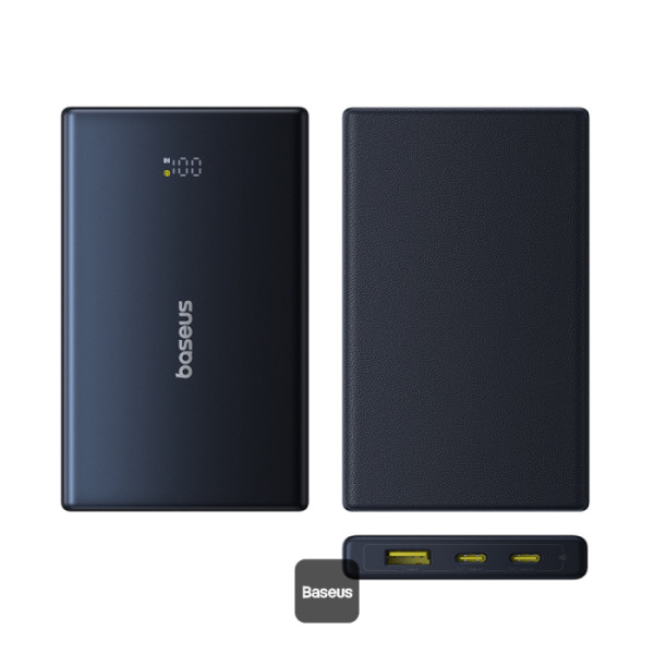 Baseus POWER BANK PicoGo, display, capacitate 10000mAh, 20W, 2 x USB Type-C, 1 x, P10076801123-00 - imagine 2