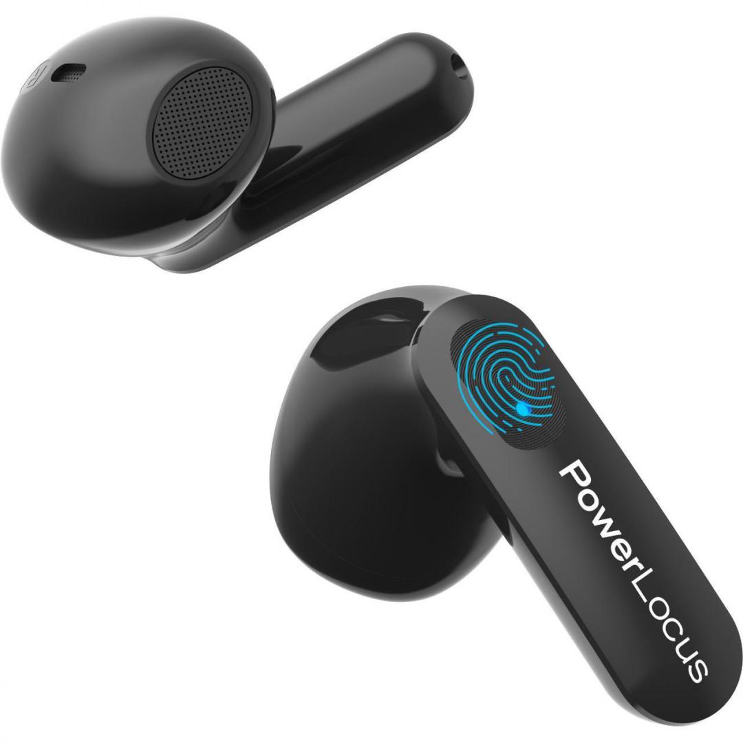 POWERLOCUS Casti In-ear Vibe, Wireless, negru, PWL-VIBE-BLACK - imagine 5