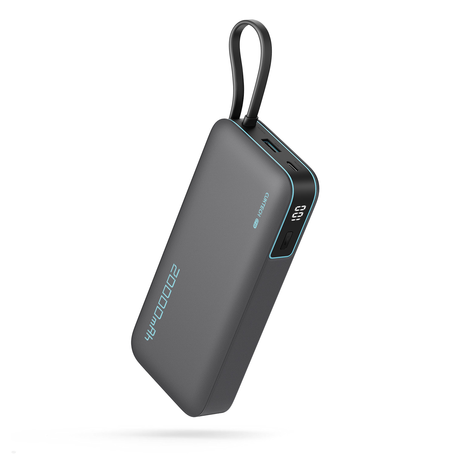 Cuktech POWER BANK CP25, 20000mAh, 55W, 1 x USB; 1 x USB Type-C, 1 x cablu USB Tpe-C, CUKP200NGLDG
