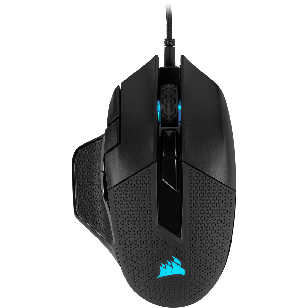 Corsair MOUSE, NIGHTSWORD RGB, gaming, cu fir, USB, optic, 18000 dpi, butoane/scroll, CH-9306011-EU