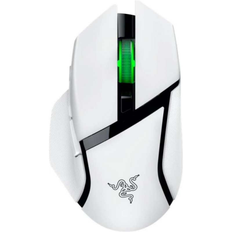 RAZER Mouse Gaming Wireless Basilisk V3 X HyperSpeed, 18000 dpi, Alb, RZ01-04870300-R3G1
