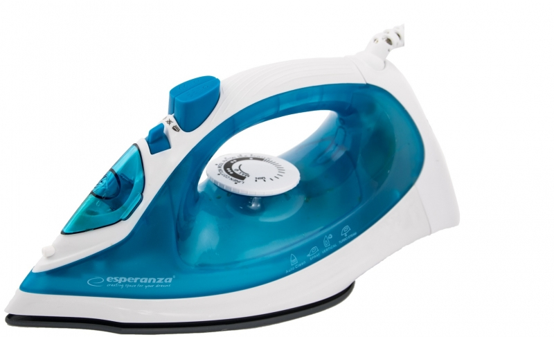 Esperanza Fier de calcat Slider 2200W Alb/Albastru, EHI002