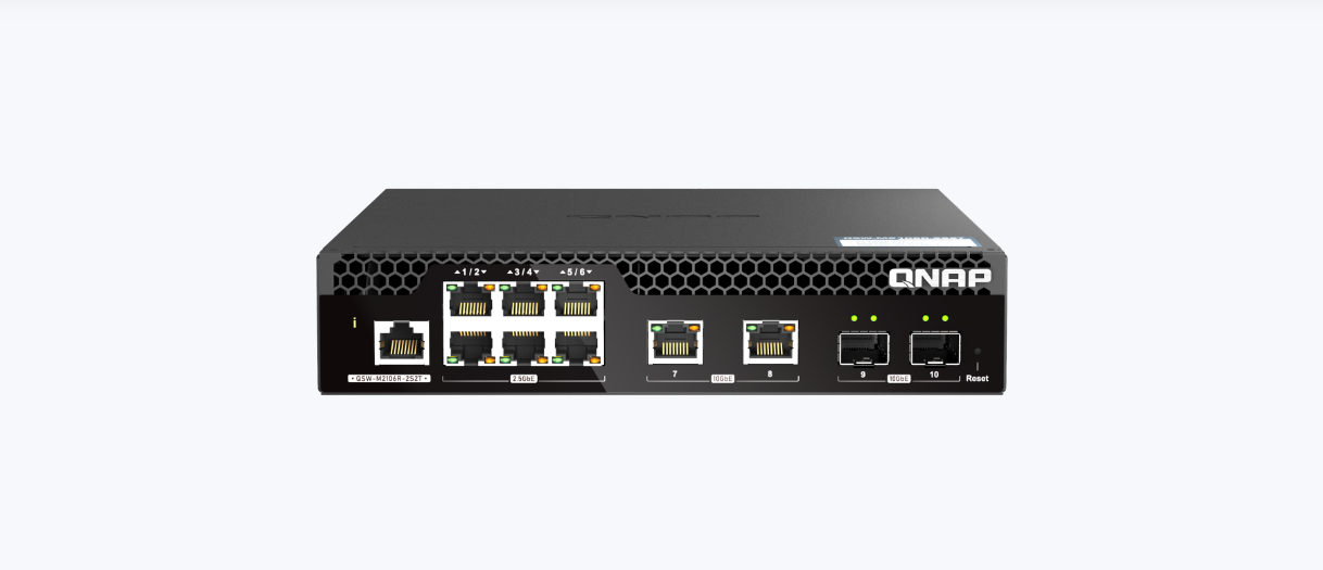 QNAP Switch M2106R CPU Marvell 98DX2528, QSW-M2106R-2S2T