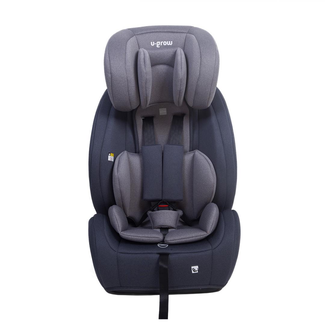 U-GROW Scaun auto 76-150CM(15M-12Y), R129, isofix si top tether, gri, UG-302IS-GR - imagine 4