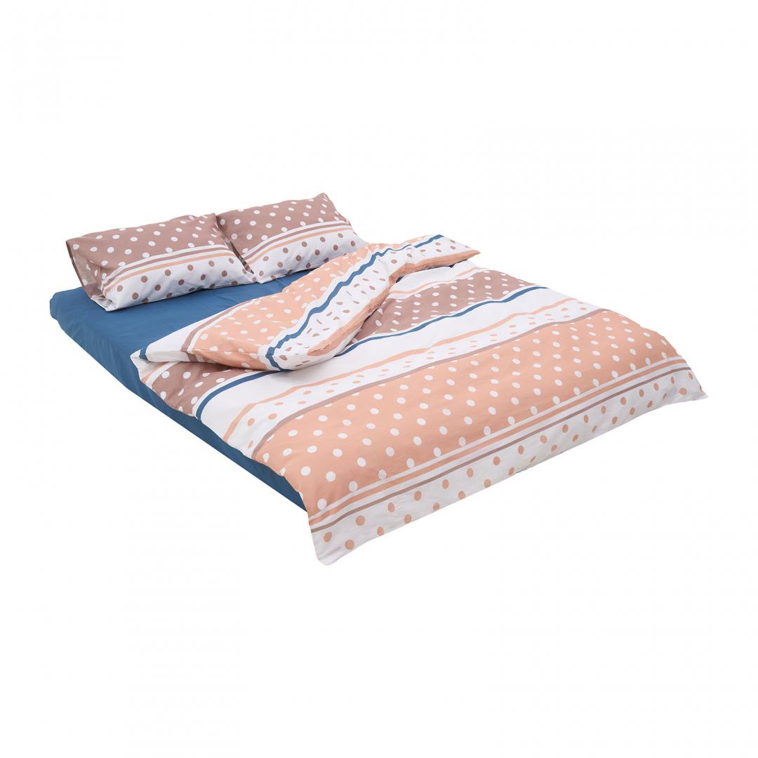 HEINNER Lenjerie dubla 100% bumbac 4 piese, Polka, HR-DBL132-PLK - imagine 2