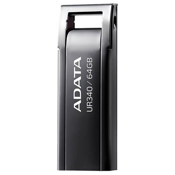 ADATA Memorie USB UR340 64 GB, USB 3.2, Negru, AROY-UR340-64GBK