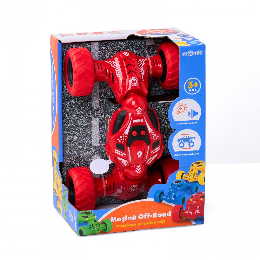 MomKi MASINA OFF-ROAD CU LUMINI SI SUNETE, MIX, MOMKI1189-31
