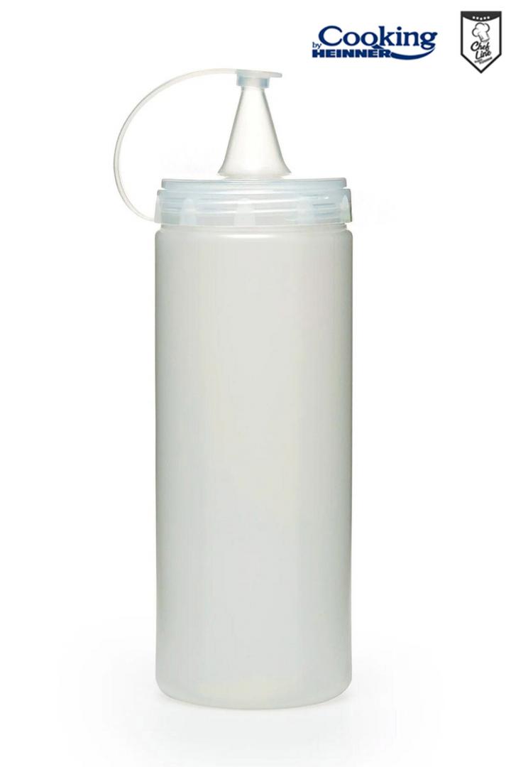 HEINNER STICLA DISPENSER PENTRU SOSURI 700 ML, TRANSPARENT, CHEF LINE, COOKING BY, HR-GMP-0700T