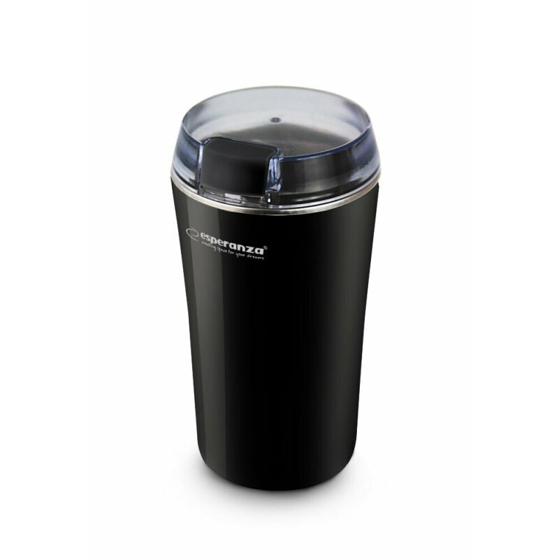 Esperanza Rasnita de cafea Ristretto inox Negru, EKC008K