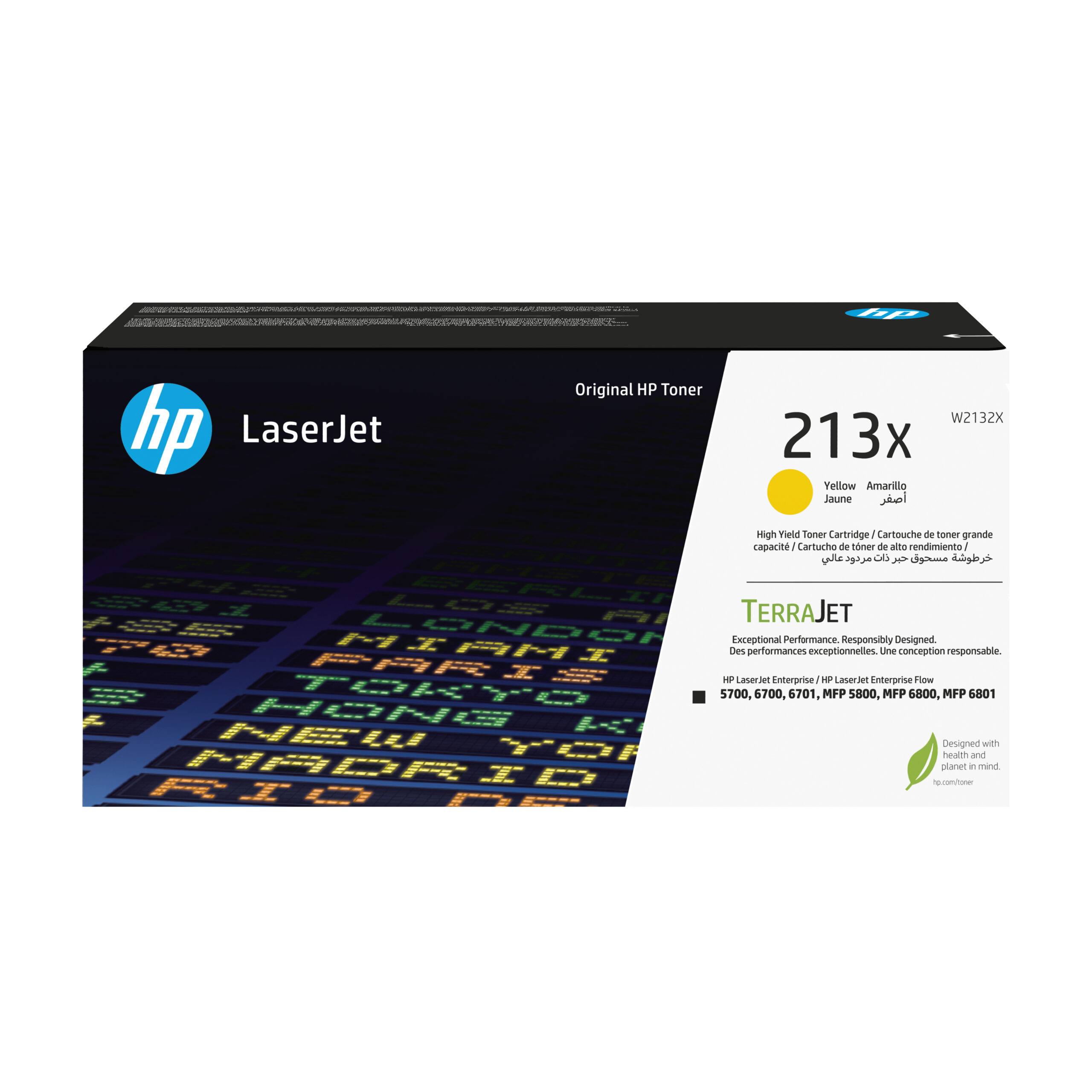 HP Toner Original Yellow, nr.213X pentru Color LJ 5700|5800|6700|6800, 6K, W2132X