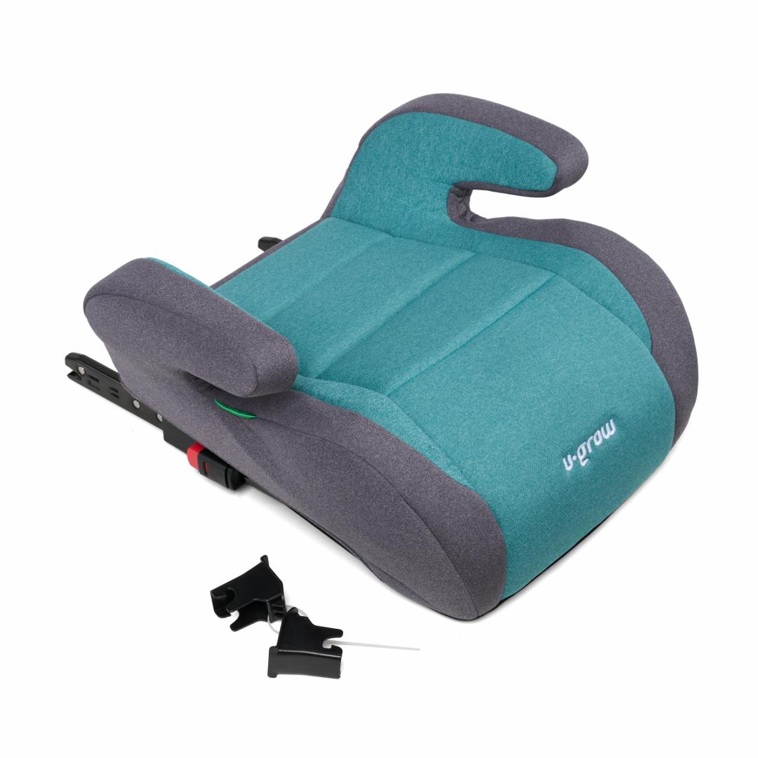 U-GROW Inaltator auto 125-150, omologare R129 cu isofix, verde/gri, UG-HB53B-GREEN - imagine 4
