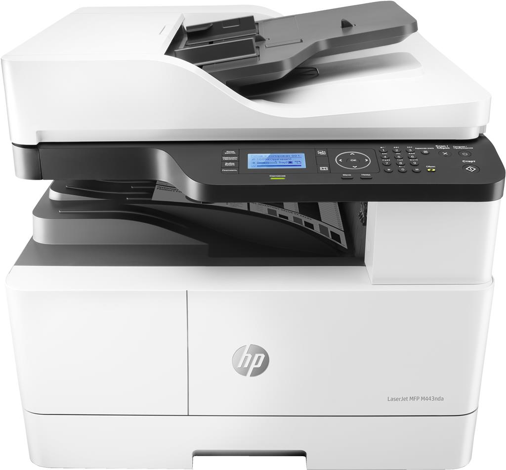 HP Multifunctional laser Mono MFP M443NDa, A3, Impr.|Scan.|Cop., 25ppm mono, Retea, 8AF72A