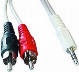 Gembird CABLU audio stereo (3.5 mm jack la 2 x RCA), 2.5m, CCA-458-2.5M