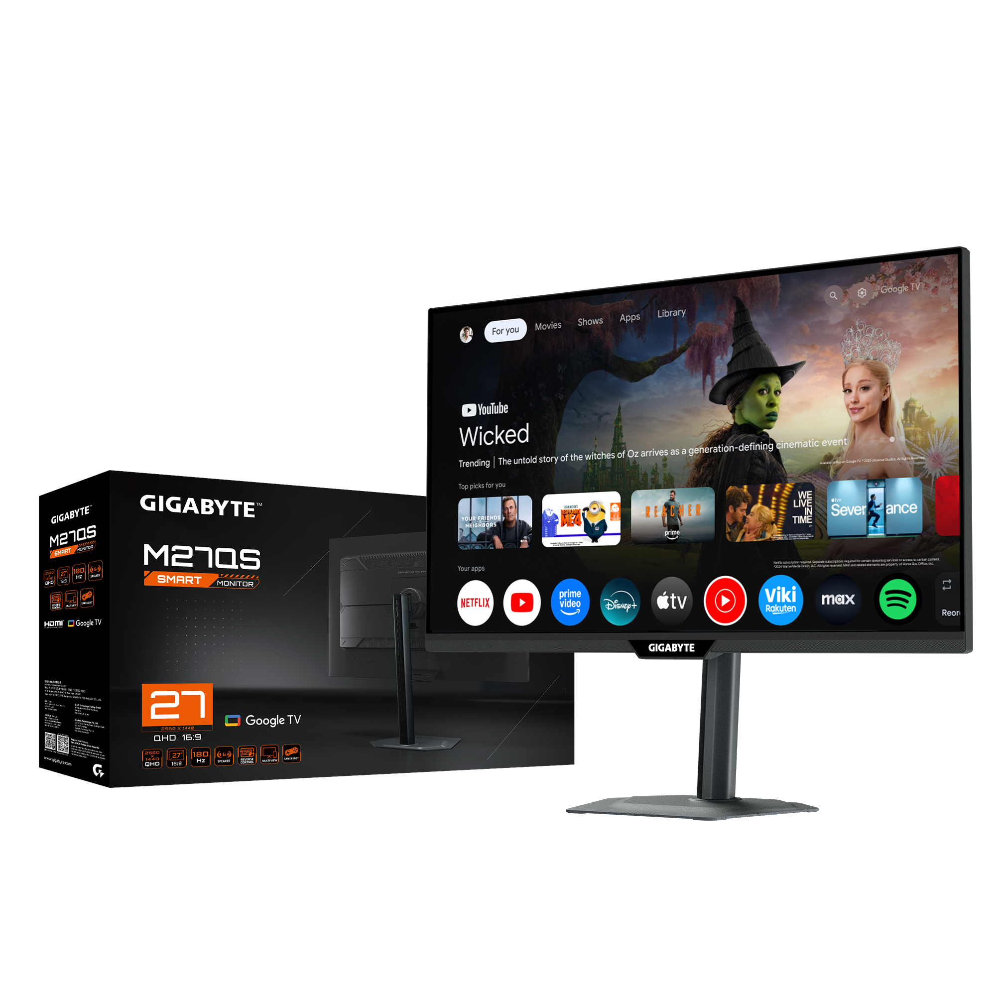 Gigabyte Gaming Monitor, M27QS - imagine 5