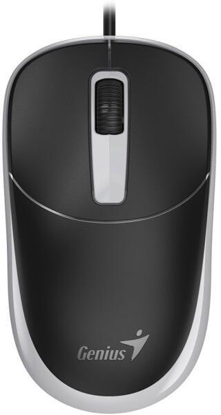 Genius MOUSE "DX-123”, PC sau NB, cu fir, USB-C, optic, butoane/scroll 3/1, gri, 31010033407