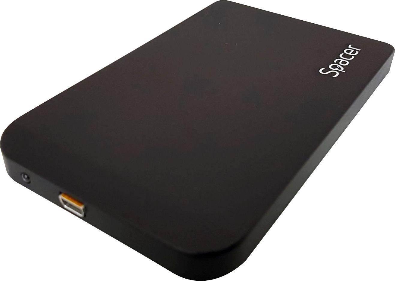 SPACER Rack HDD SATA - USB 3.0, black, SPR-25611
