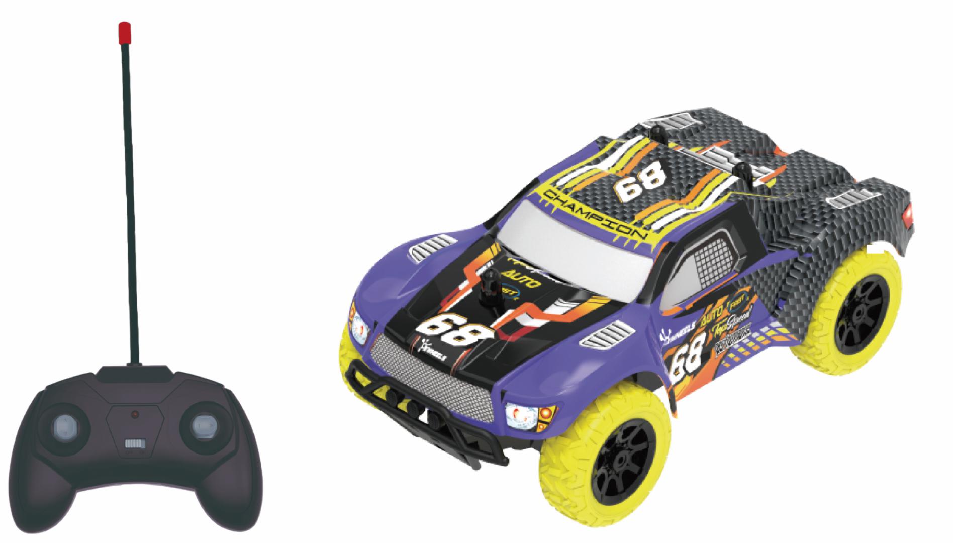 CEVODLE MASINUTA CU TELECOMANDA NITRO RACER, SCARA 1/24, 19CM, DIVERSE CULORI, CEV24531-3204MIX - imagine 2