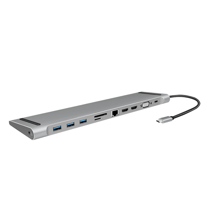 Logilink DOCKING Station universal, conectare PC USB TYPE-C 3.2, USB 3.0 x 3, porturi video, UA0373