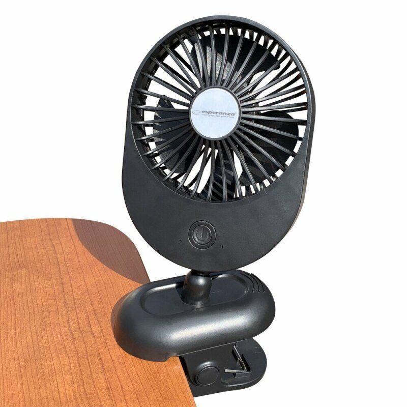 Esperanza Ventilator compact de birou Silene 2W USB Negru, EHF103K