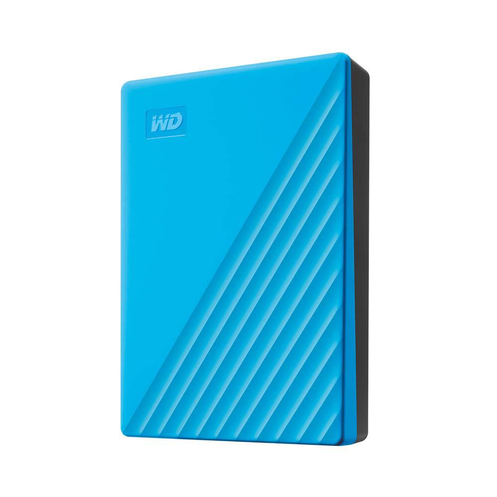 WD HDD extern 4 TB, My Passport, 2.5 inch, USB 3.2, albastru, WDBPKJ0040BBL-WESN