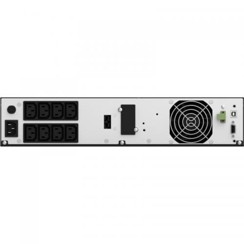 Njoy UPS Aster 2000, Online, Tower/rack, 1800 W, fara AVR, IEC x 8, display LCD, UPCMCOP920HASCG01B - imagine 3